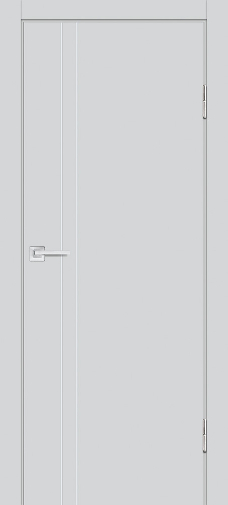 Межкомнатная дверь P-20 AL  молдинг Сапфир матовый