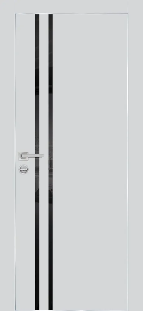 Межкомнатная дверь PX-11  AL кромка с 4-х ст. Сапфир матовый