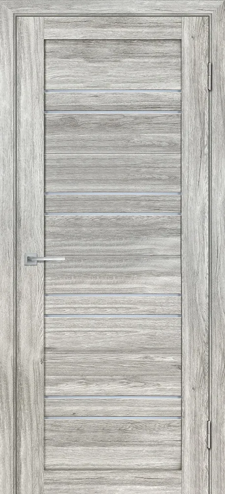 Фото Межкомнатная дверь Лайт-19 nanotex Сан-ремо серый